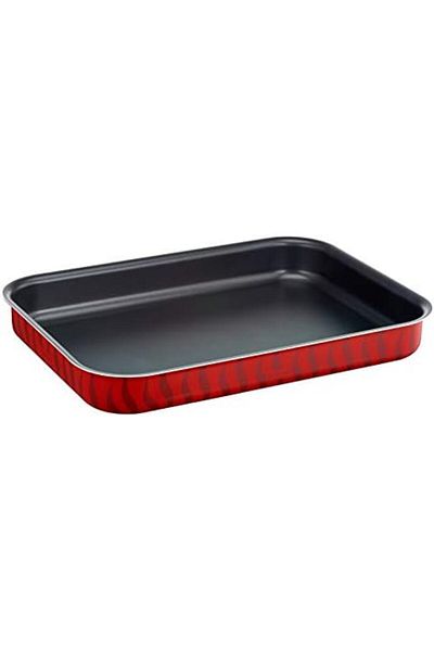 TEFAL Baking Pan | Les Spécialistes Oven Dish | 27x37cm | Non-Stick Coating | Aluminum | Heat Diffu