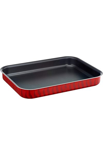 TEFAL Baking Pan | Les Spécialistes Oven Dish | 27x37cm | Non-Stick Coating | Aluminum | Heat Diffu