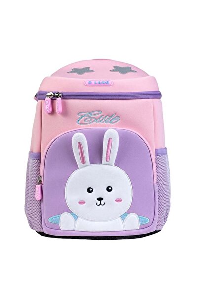 OEM Kindergarten Backpack Pink Lilac Bunny