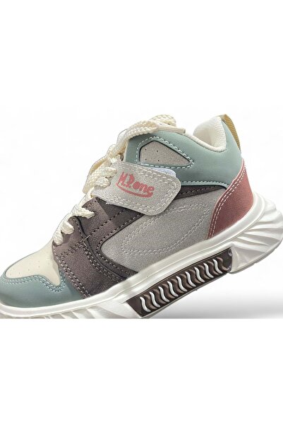 M.P. M.P 252-3510 Casual Spor Çocuk Ayakkabı - Bej-Yeşil - 31