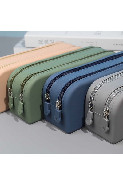 esabela Pencil Case for Kids, Double Layer, Stationery Organizer, Pen Holder, Pouch for School