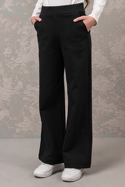 DMB BOYS & GIRLS Çaren Kids- Steel Mesh Wide Leg Flexible Girls Pants- School & Daily Activity Elastic Waist Pants