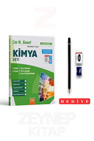 Çap Yayınları 9.Sınıf Kimya Fasikül Seti 2025-26 (Kalem Seti Hediyeli)