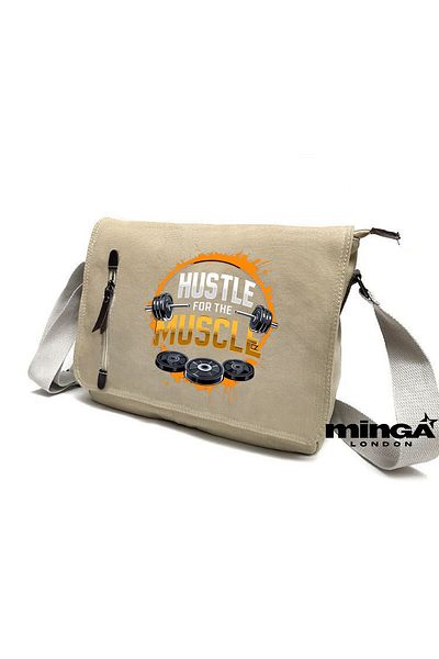 Minga London Beige Hustle Messenger Bag - Minga London