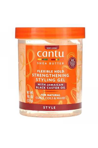 Cantu كانتو جل الشعر بزبدة الشيا والخروع الجامايكي 524 جرام ترطيب عميق وتثبيت قوي