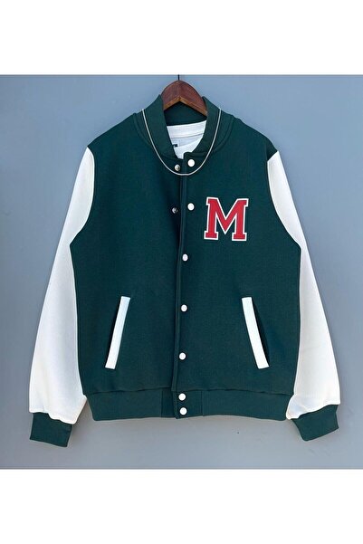 NoVibe Κολλεγιακό μπουφάν μεγάλου μεγέθους'm' Design