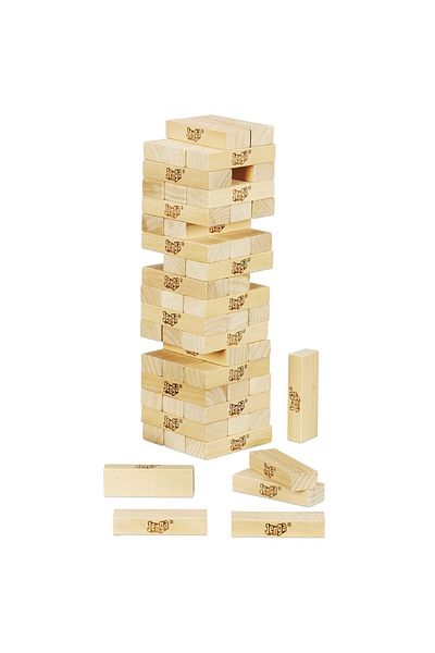 Hasbro Jenga Game – Classic Balance and Strategy Game for Family and Friends