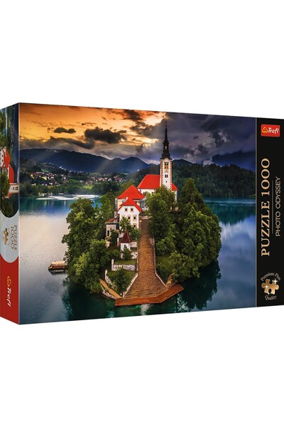 Trefl Puzzle 1000 Premium Plus Photo Odyssey Lacul Bled Slovenia