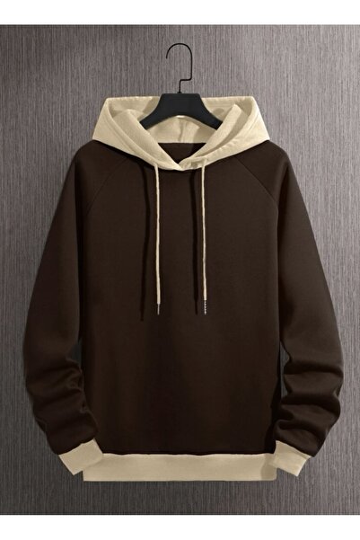 NoVibe Hanorac supradimensionat cu glugă din fire colorate