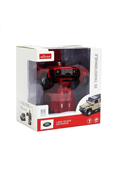 Rastar Masinuta Metalica Convertibila Land Rover Defender Rosu Cu Scara 1 La 32