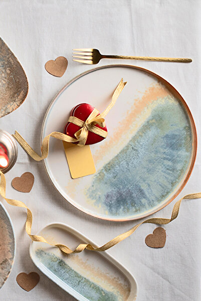 Bonna Porselen Fium 28cm Hygge Düz Tabak 6 lı Takım FIUHYG28DZ