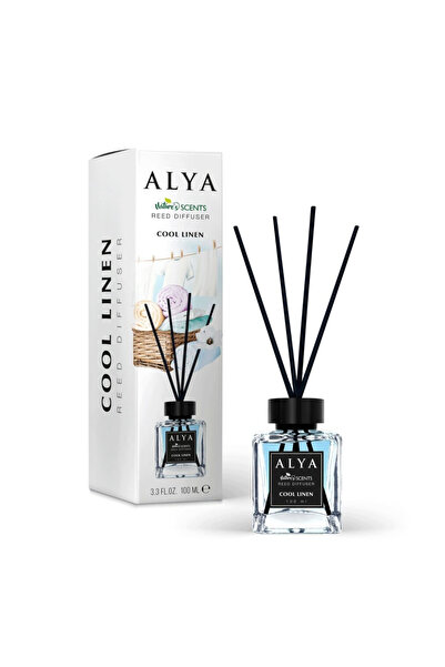 ALYA Deodorant de cameră Cool Linen, Alya, difuzor cu bețișoare 100 ml
