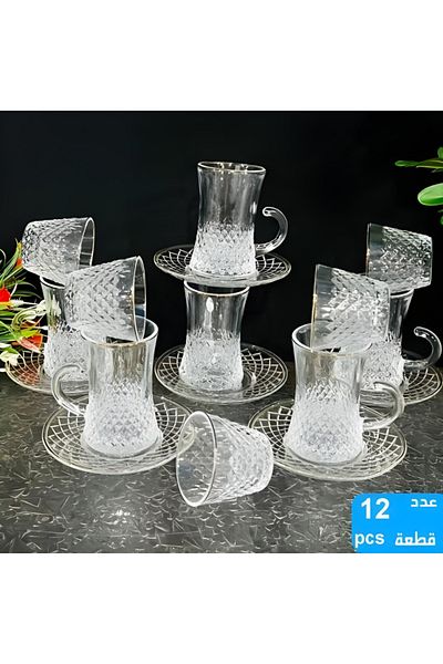 Generic 12-piece tea cup set