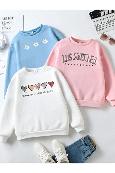 MANCY Children's Different Designs Printed 3-Piece Sweatshirt Hoodie