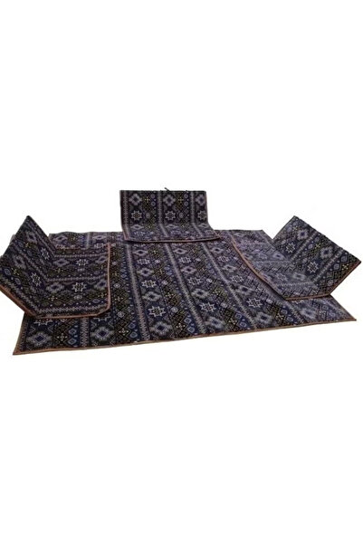 Cady One Gaddi One Traditional Floor Seating Set, 9 Pieces - Ideal for Travel, Outdoor Camping, and Garden