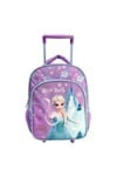Frozen Kindergarten Trolley Bag Lila with Pattern