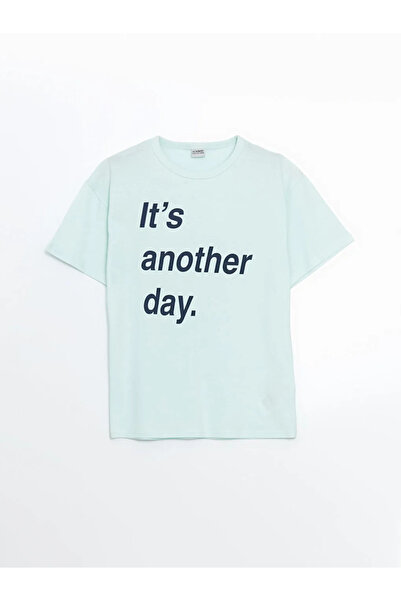 LC Waikiki Tricou pentru băieți LCW Kids, verde, cu guler rotund, simplu