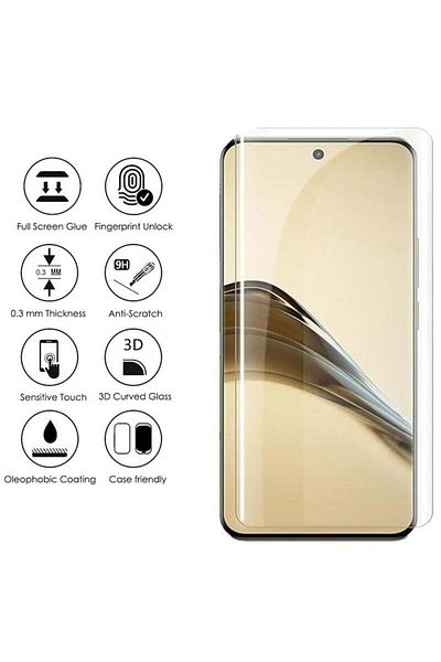 Generic Huawei Pura 70 Premium Advanced Full Edge To Edge UV Screen Protector Clear
