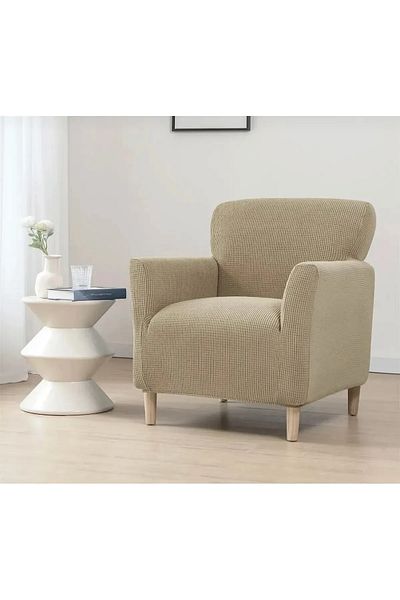 Arzuyum Lycra Fabric Single Seat Cover Bajyer Cover with Flexible Elastic