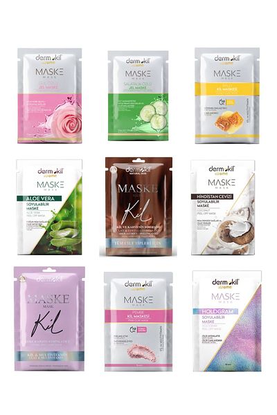 Dermokil Mask Party 15 ml 9 Types Clay Mask