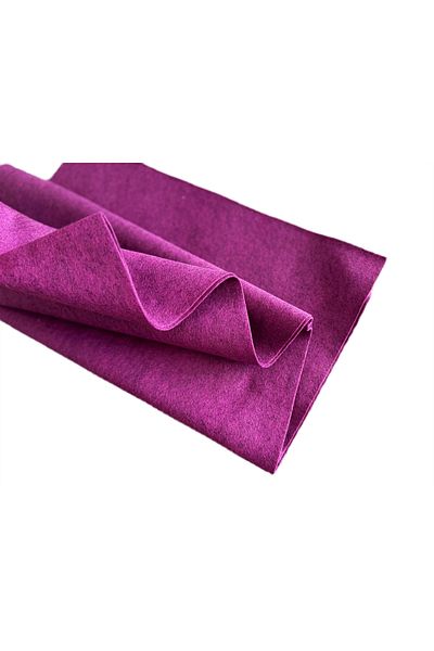 feltland Wool felt, soft 1mm, 40% wool-60% viscose, 50*180cm pink melange