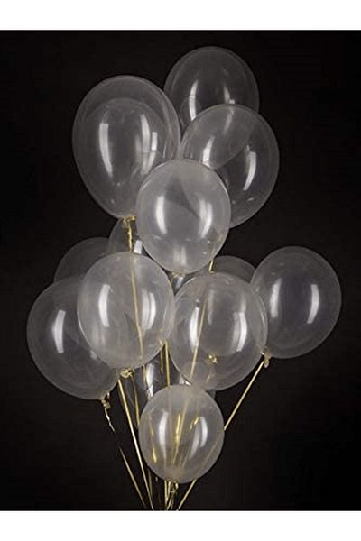 Mielibon Transparent Balloon 11 Inch Set of 10 – Latex Party Birthday Wedding Decoration