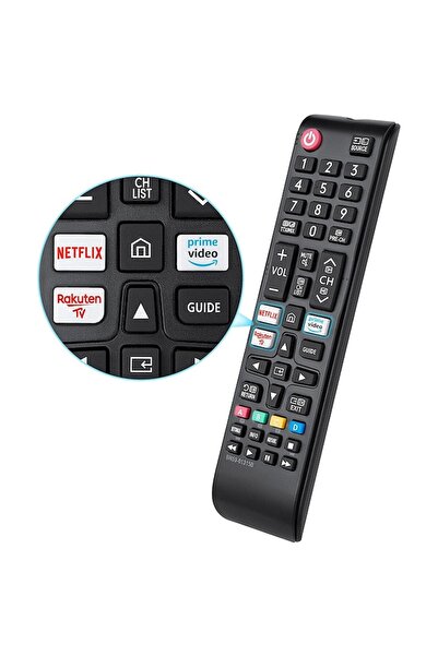 Parasource Replacement Remote for Samsung Smart TV BN59-01315B, Universal Series RU/QLED/TU, Netflix, Prime Vid