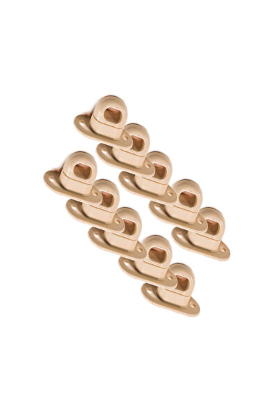 Covertex Set de 10 bucati frâu rotativ, CREM, 42 x 22 mm
