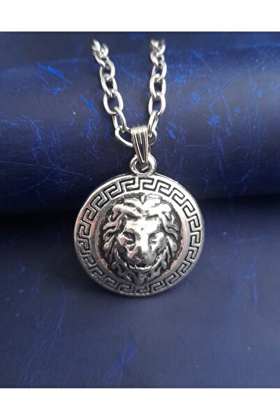E&F Takı Necklace Lion Head Design Men's Necklace