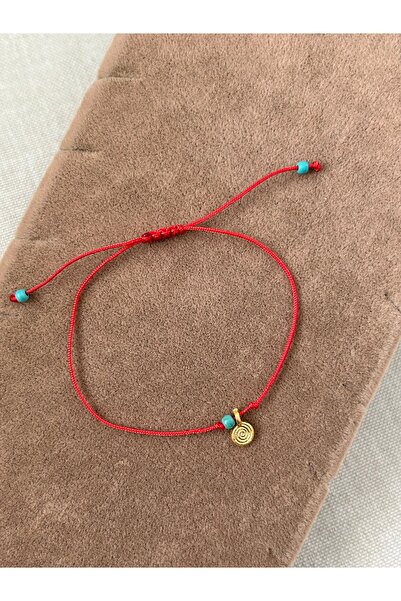 ATELİERGONCA Kırmızı ıp mınımal pırınc bıleklık no 3