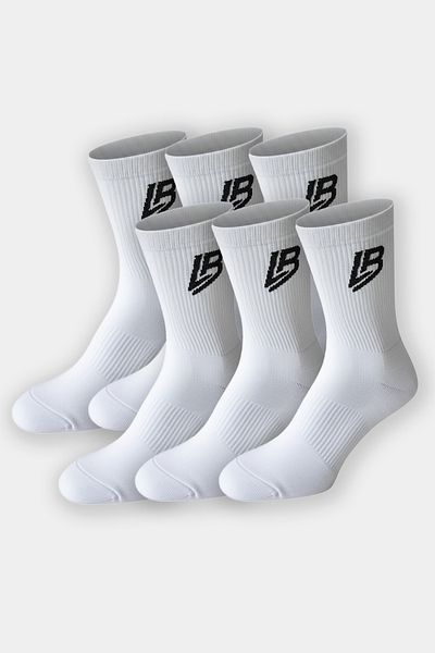 Liber Pack of 6 Sports & Casual Comfortable Unisex Socks