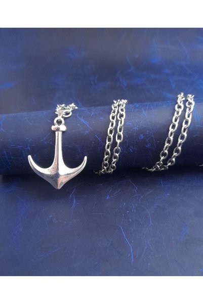 E&F Takı Necklace Anchor Design Men's Necklace