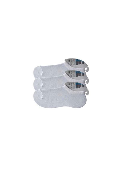 PRATİKOBA White Men's Invisible Socks 3 pairs