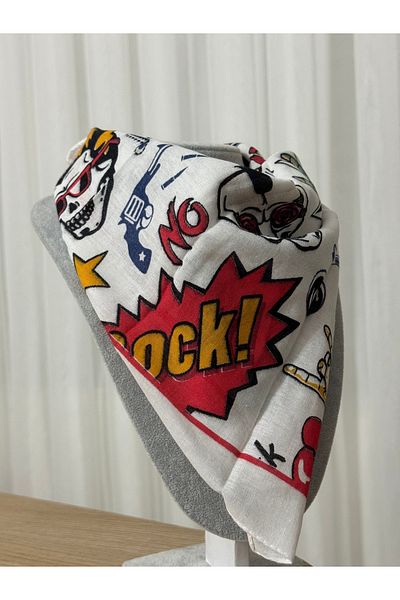 XUPING JEWELRY Unisex Rock Themed Bandana