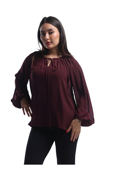 SUGA Cinderella chiffon blouse