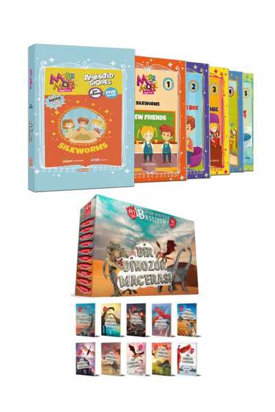 MORE&MORE 3.SINIF HİKAYE SETİ 5Lİ+MODEL YAYINLARI BİR DİNAZOR MACERASI HİKAYE SETİ