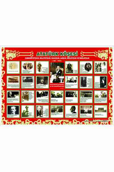 SIRADIŞI REKLAM ATATÜRK KÖŞESİ VİNİL AFİŞ 150cm*100cm