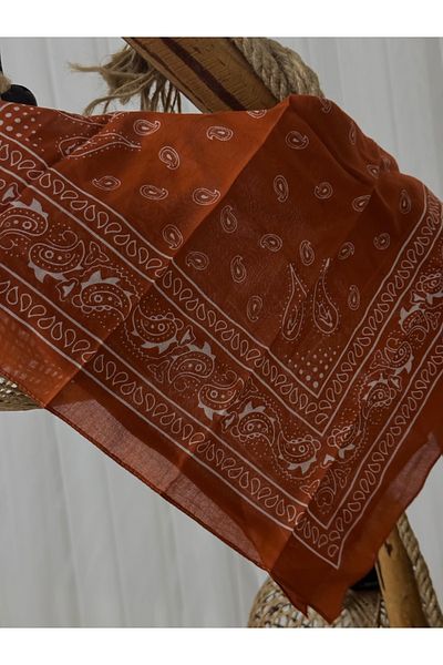 XUPING JEWELRY Unisex Ethnic Pattern Bandana-Tile