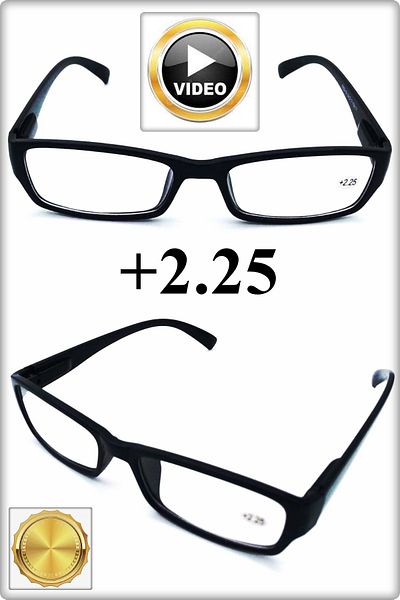 TAN EXPRESS +2.25 Unisex Book Reading Glasses & Computer Glasses & Near Glasses 1 Piece (Product with Video)