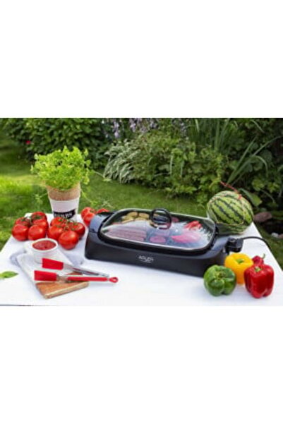 adler Electric Grill with Glass Lid, Adler, AD 6610, 2200 W