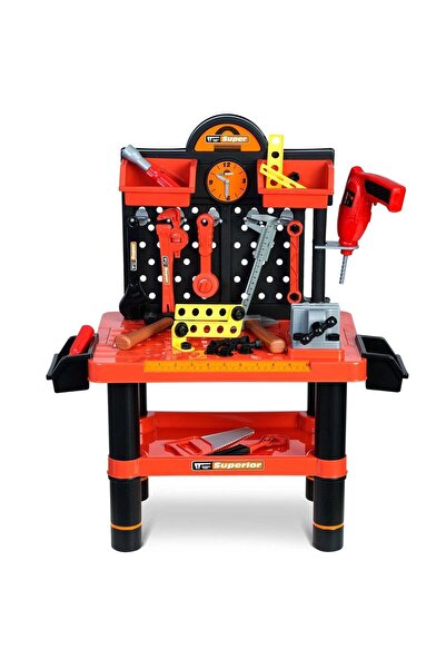 Ricokids Atelier pentru copii , din plastic, numeroase accesorii, 4 x chei, c...