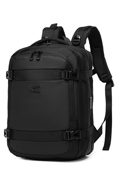 CACTİVE 17,3 İnç Laptop Bölmeli, Ortopedik Sırt Destekli Su Geçirmez Erkek Sırt Çantası CTV8682 Siyah