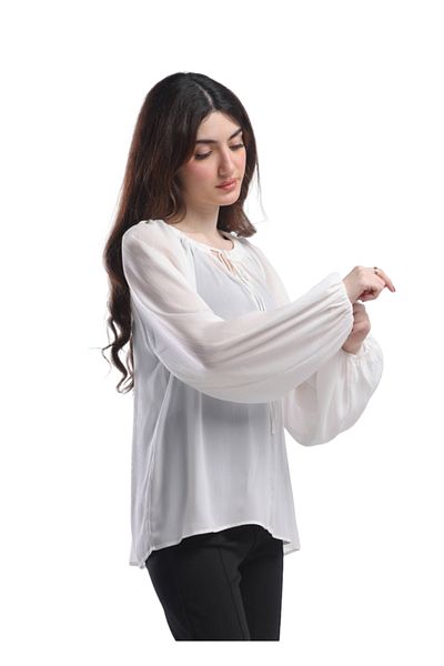 SUGA Cinderella chiffon blouse