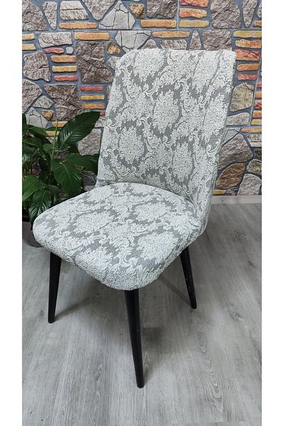 COVER TEKSTİL Large Oval Chair Cover Jacquard Fabric