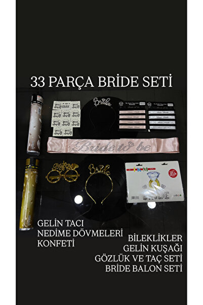 GHOSTZONE 33 PARÇA FULL PAKET BRİDE TO BE BEKARLIĞA VEDA SETİ