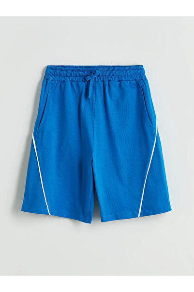 LC Waikiki LCW Kids Blue Elastic Waist Boy Σορτς