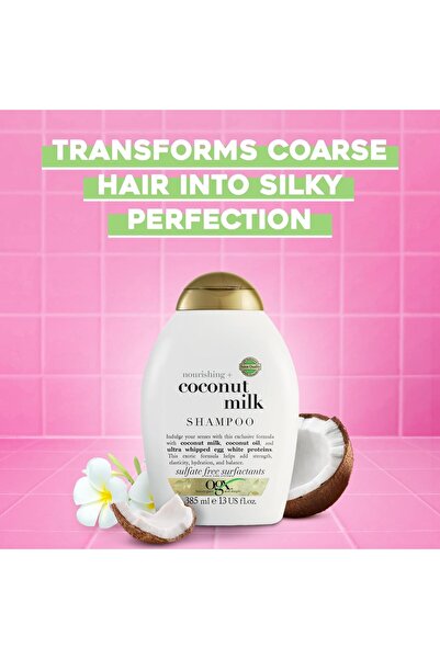 OGX Coconut Milk Nourishing Shampoo – 385 ml