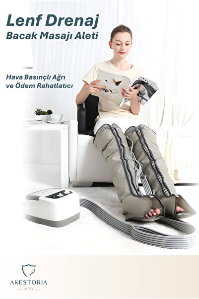 Akestoria Med Lenf Drenaj Bacak Hava Basınçlı Masajı Aleti