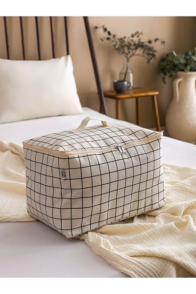 LC Waikiki Quality Parts from Celebi Store |   White Zippered Fabric Bag 38X25X25 cm