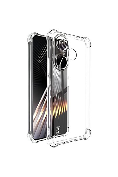 SHOWLIGHT Poco F6 Uyumlu Renksiz Silikon Şeffaf Telefon Kılıfı Kapak